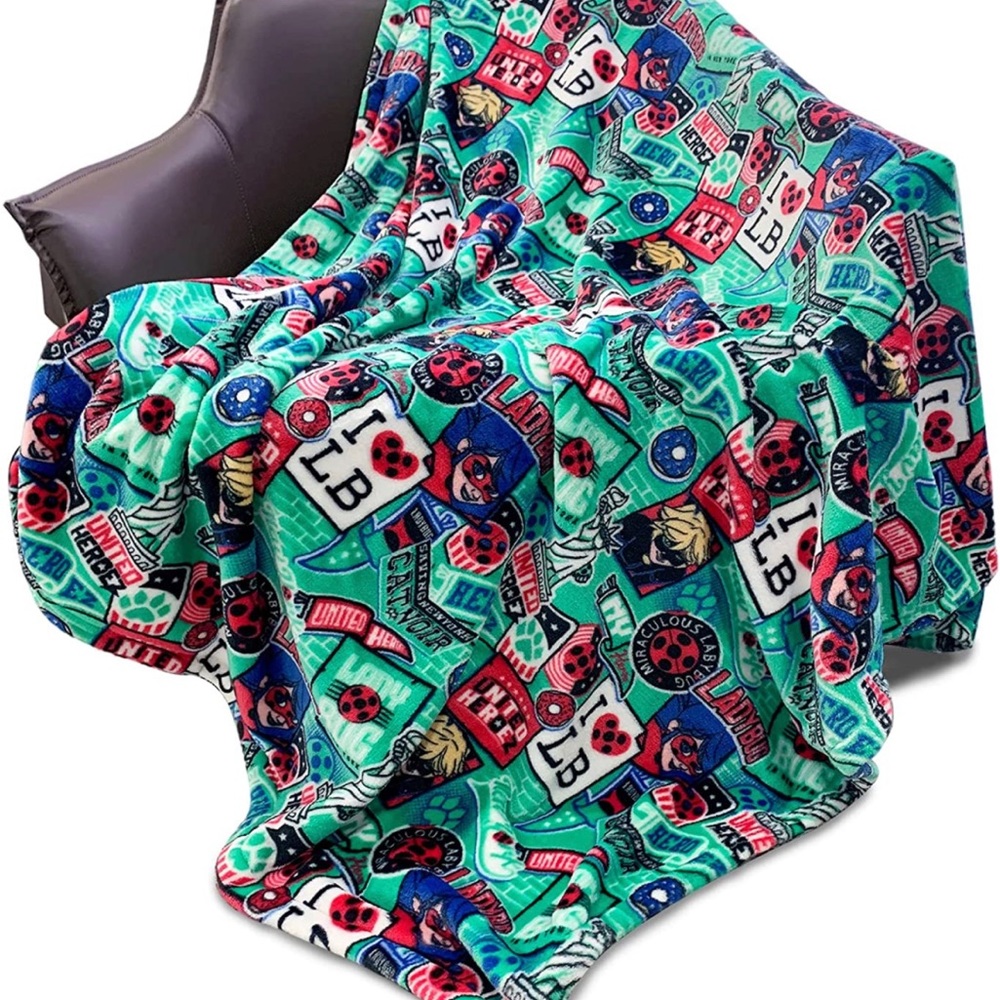 Miraculous Ladybug Fleece Blanket